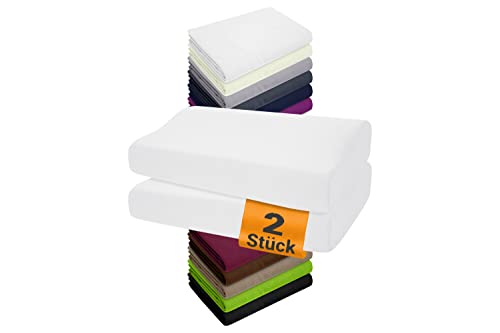 npluseins Juego de 2 fundas de almohada para coj&iacute;n de salud de la talla S &ndash; Fundas el&aacute;sticas...