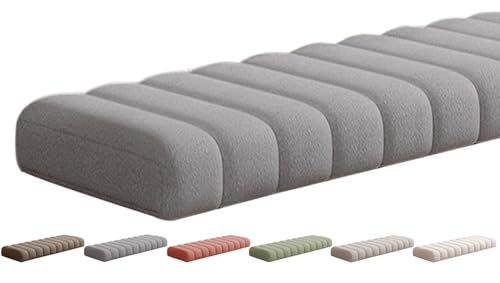 VEAI Cojin para Banco Exterior/Interior, 120/150/180/100/80/90x30/40/50CM Grueso Cojin de Banco de...