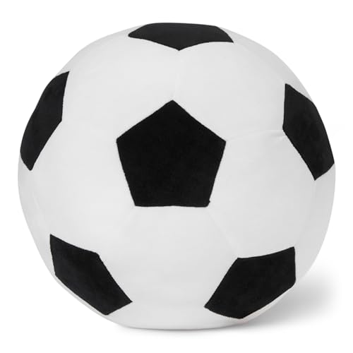 Amazon Basics F&uacute;tbol Peluche Almohada, Juguete Coj&iacute;n Estilo Deportivo para Cama o Sof&aacute;,...