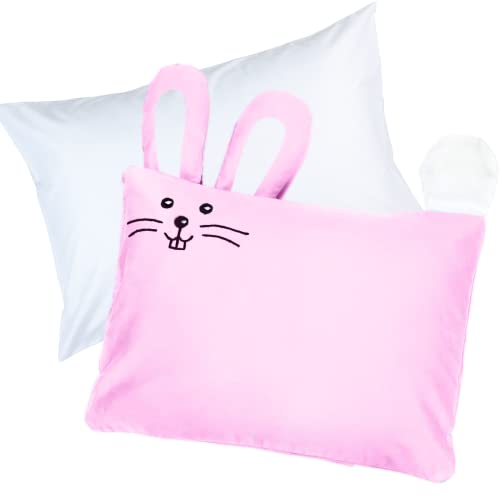 kinder Fluff Almohada y Funda para ni&ntilde;os-Almohadas con Relleno Alternativo de plum&oacute;n. Cojines...