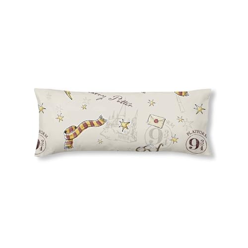 BELUM | Funda de Almohada Harry Potter 100% algod&oacute;n Gryffindor Scarf Cama de 90. - Funda Almohada...