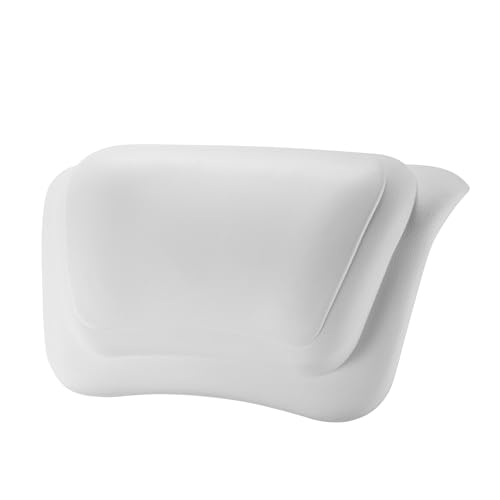 Koelaa Almohadilla de Ba&ntilde;o Impermeable con Ventosas - Coj&iacute;n de Ba&ntilde;o Ergon&oacute;mico para Ba&ntilde;era | 2...