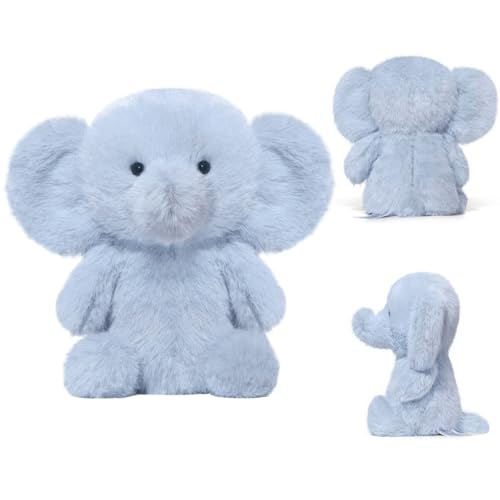 Weqizuerqi Peluche de elefante, peluche de elefante, coj&iacute;n de peluche para habitaci&oacute;n de beb&eacute;,...