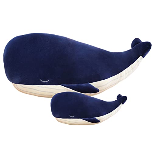 Kekeso Gran Peluche Ballena Azul - Ballena Almohada Abra Suave, Regalo Cumplea&ntilde;os Infantil, Peluche...