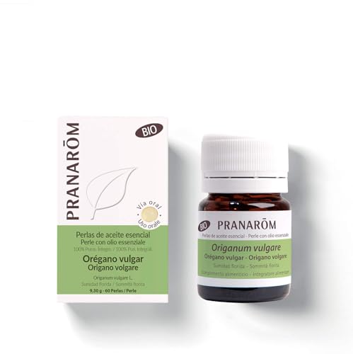 PRANAROM - Perlas Or&eacute;gano - Aceite Esencial 100% Natural y Bio - Minic&aacute;psulas Faciles de Tragar -...