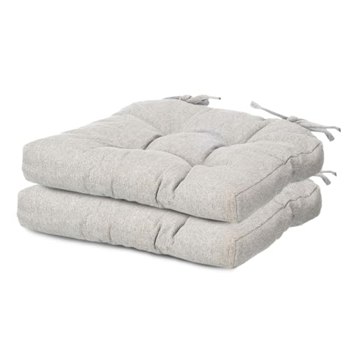 TIENDA EURASIA – Pack Cojines Sillas | Material Tela (Poliéster) | Material de Relleno 100%...