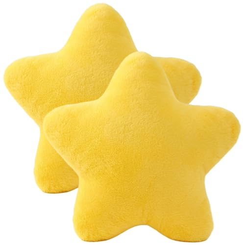 Monetais Almohada de Estrella, 2 Piezas de Almohadas Lindas Ultra Suaves, Almohada de Felpa para...