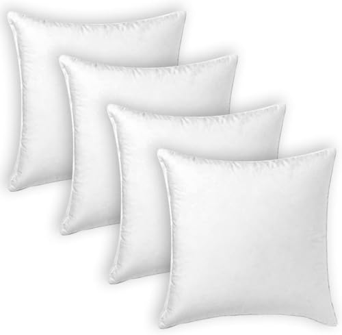 Adri. 4 Relleno para Cojines de Fibra Hueca Siliconada de Alta Recuperaci&oacute;n 2/4/6 Unidades, Suave,...