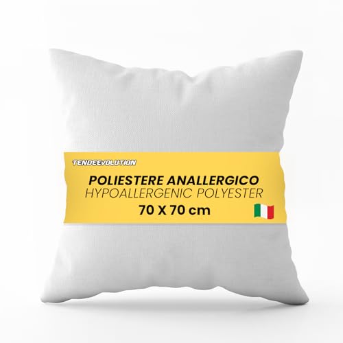 TENDEEVOLUTION Almohada Interior Cojines Sofa, Relleno para Cojines 70x70 cm en poli&eacute;ster...