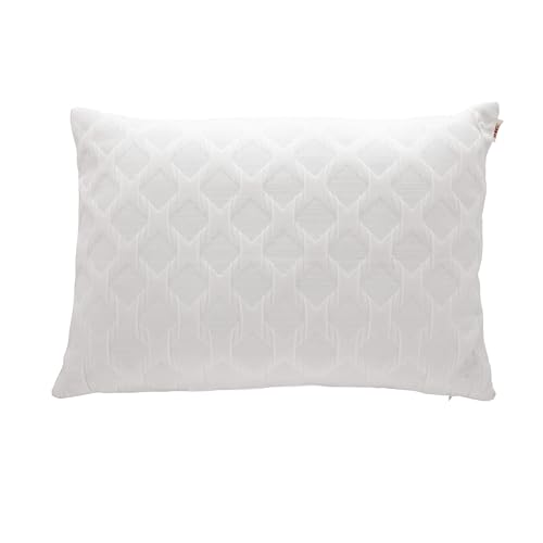 Henko - Funda Coj&iacute;n 50x70 - Tejido Jacquard en Relieve Blanco - Cremallera Invisible - Sin Relleno...