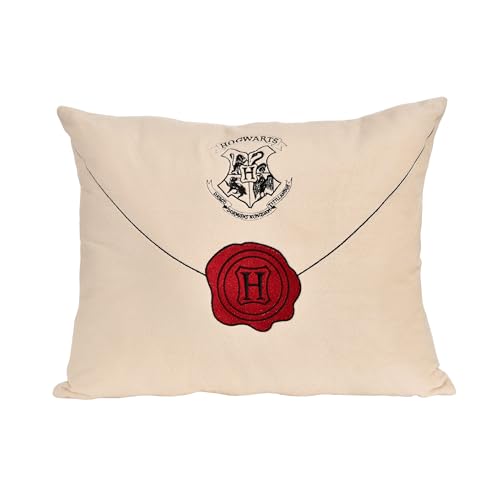 Elbenwald Coj&iacute;n De Harry Potter con Dise&ntilde;o De La Carta De Hogwarts - 42 X 12 X 34 Cm - con La...