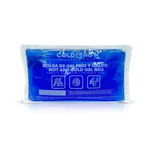 SURGICALMED - Bolsa de Gel Fr&iacute;o/Calor Reutilizable (26 x 15 cm) - Bolsa Flexible - Multifuncional -...