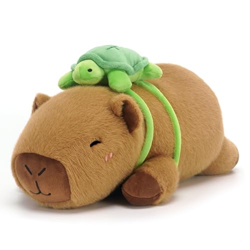 SQEQE Peluches Pesados Capybara, Suave Cerdo de Agua, coj&iacute;n de Peluche con Peso, Bonitos Peluches...