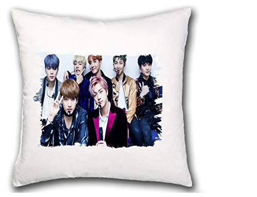 MERCHANDMANIA COJIN BTS Boy with Luv hogar Comodo cussion
