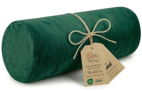 Cojin rollo para cervical lumbar y para las rodillas por dormir 40x15 cm - cojines alargados...