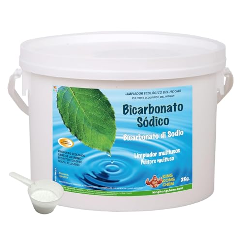 BICARBONATO DE SODIO 2 KG - Limpiador Ecol&oacute;gico Hogar. Incluye cucharilla dosificadora