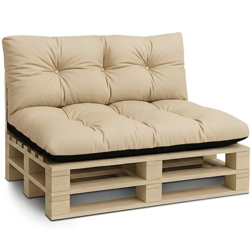 Amazinggirl Cojines para palets Exterior Coj&iacute;n de Asiento 120x80 cm - Cojin por Palet o Almohada...