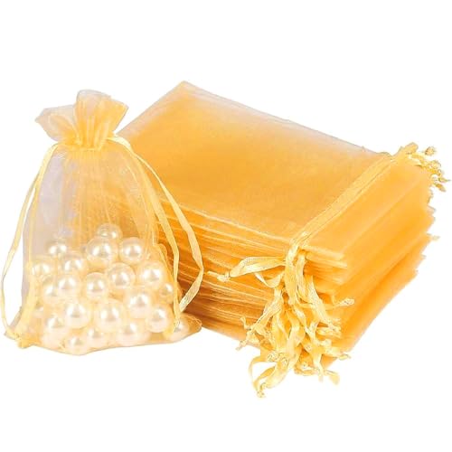 YWKJDDM 30 bolsas de organza, 20 x 30 cm, bolsas grandes de organza para rellenar bolsas de regalo,...