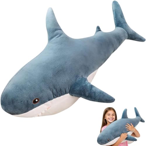 Danbghyuo Peluche de tibur&oacute;n Ballena, Suave Peluche de tibur&oacute;n Ballena, Almohada, coj&iacute;n...
