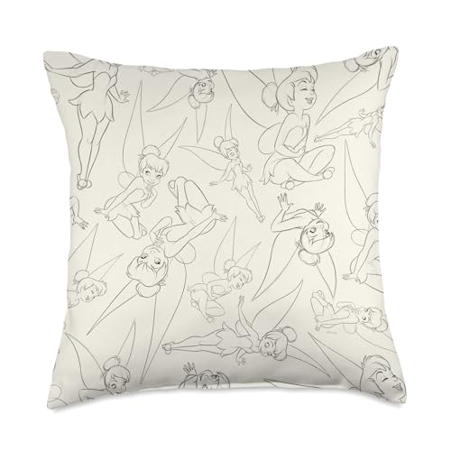 Disney Peter Pan Tinker Bell Poses Throw Pillow, 18x18, Multicolor