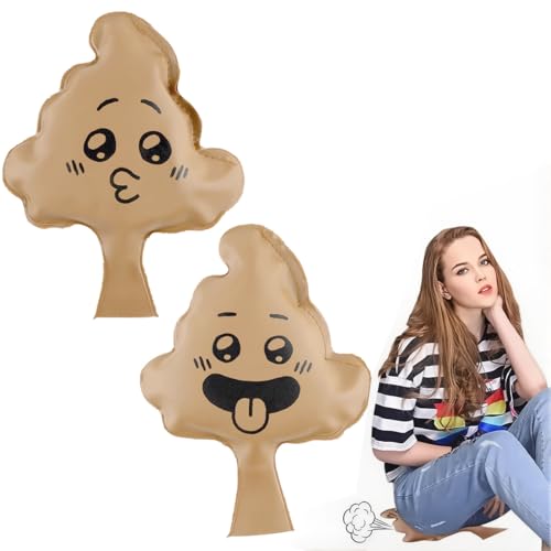 XBFOCNH 2 Piezas Coj&iacute;n Retro para Pedos,Art&iacute;culos de Broma, Coj&iacute;n de Pedos y Bromas para Fiestas