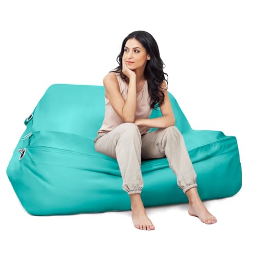 Aiire Puff Exterior de Lujo XXL - [180x140 cm] Puf Gigante con Relleno Incluido en Olefina Premium -...
