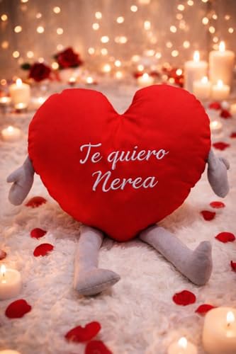 Coj&iacute;n coraz&oacute;n personalizado (con brazos y piernas)
