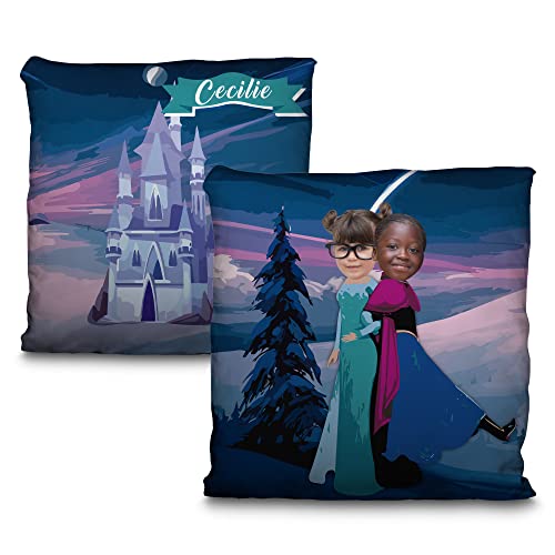 LolaPix Cojín Frozen. Cojín Personalizado con Foto y Nombre. Regalos Originales. Regalos...