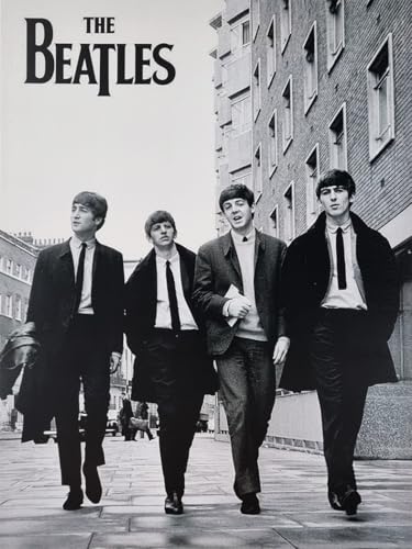KUSTOM ART P&oacute;ster decorativo de pared Serie Cantantes Celebri Beatles Tour in London Impresi&oacute;n...