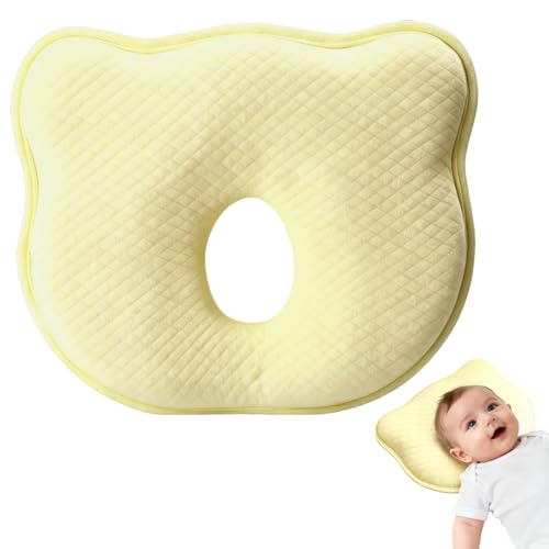 MOLZINY Cojin plagiocefalia bebe Almohada antirreflujo para beb&eacute;s, apta para sillas de coche y...