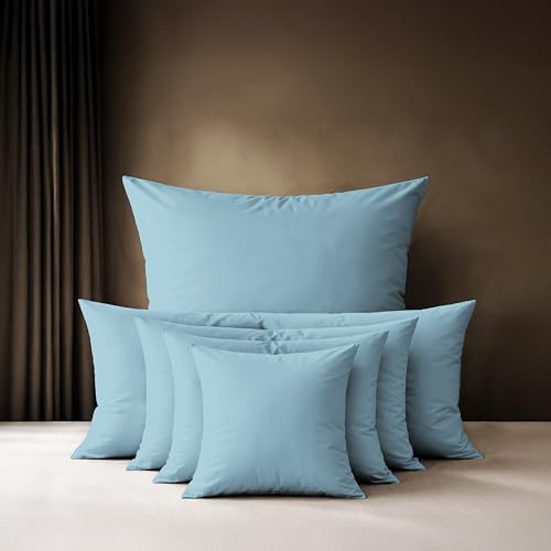 Lavea&reg; Juego de 2 Fundas de Almohada 40 x 40 cm &ndash; Fundas de Coj&iacute;n, 100% Algod&oacute;n, Suaves y...