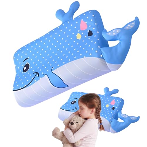 XUXLEKK Schlummerkids Coj&iacute;n, 47 x 26 cm Almohada para Ni&ntilde;os, Almohada Infantil con Funda,...