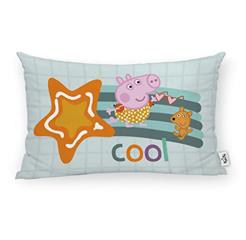 BELUM | Funda Coj&iacute;n Peppa Pig con Relleno Incluido tama&ntilde;o 30x50cm Modelo Cool C