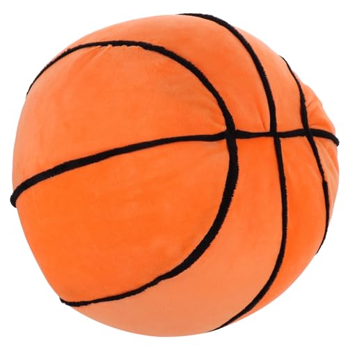 TOBBOMEY Cojín de Baloncesto de Peluche Almohada Suave y Juguete de Simulación Decoración...