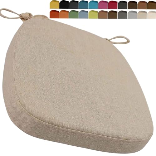 Coj&iacute;n para Silla de Cocina, Coj&iacute;n Silla Oficina con Antideslizante 43X40cm/40X38cm/43X42cm, coj&iacute;n...