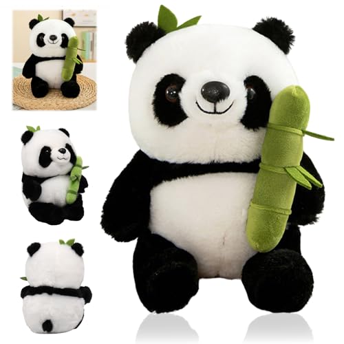 VIDSTW Panda Peluche Panda Bamb&uacute; Peluches 25CM Almohada de Felpa Lavable Animales Plushies Toys...