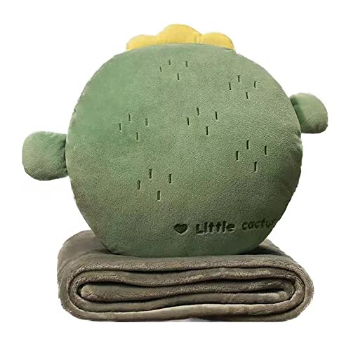 YGMXZL Manta Creative Cushion,3 en 1 Coj&iacute;n Manta Almohada,Suave y C&aacute;lido Siesta Mat Cojines para...
