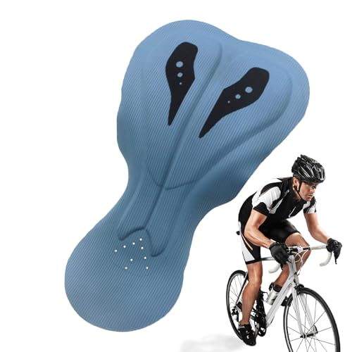 Coj&iacute;n para asiento de bicicleta, coj&iacute;n de gel para ciclismo, acolchado, suave, a prueba de golpes,...