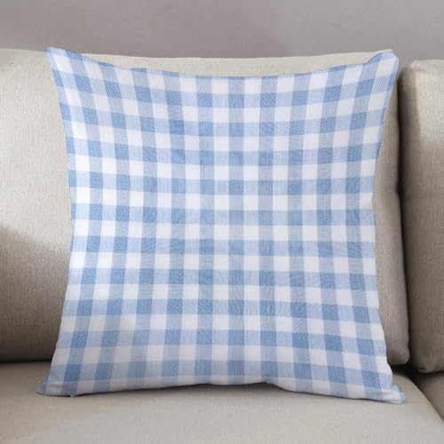 LEZUAHSH Fundas de Cojín Decorativo para Sala de Estar Sofás 30x30cm,Cuadros, Cuadrados pequeños...