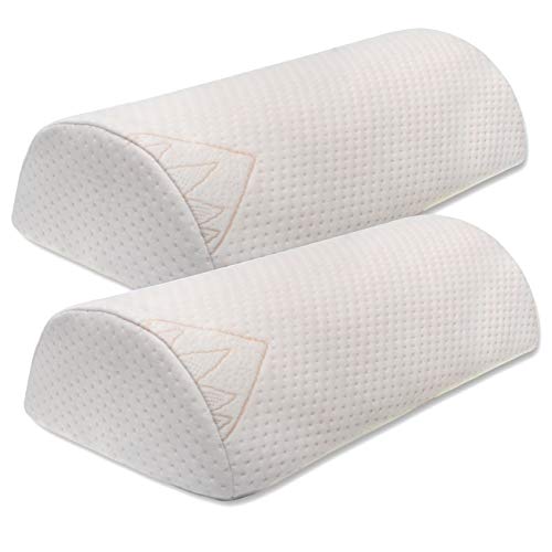 PEKITAS&reg; Pack 2 Almohada Coj&iacute;n Medialuna Altura 10 Cm Piernas Espalda Fabricado en Espa&ntilde;a