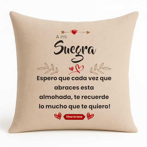 Kembilove | Coj&iacute;n Regalo para Abuela con Frase Emotiva &ldquo;Espero Que Cada Vez Que Abraces Esta...