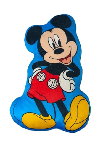 Disney Coj&iacute;n Decorativo Infantil 3D (30-35 cm) | Personajes Mickey, Minnie, Spiderman, Barbie,...