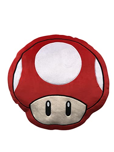 Nemesis Now Super Mario - Coj&iacute;n de Setas (40 cm), Color Rojo