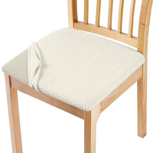 JOOTUEPO Fundas para Sillas de Comedor El&aacute;sticas Lavable Extra&iacute;ble Modernas Protectores de Silla...