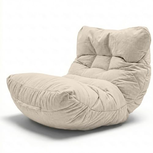 Aiire Puff Sal&oacute;n XXL de Dise&ntilde;o - Sill&oacute;n Puf con Relleno Incluido para Adulto - Bean Bag Chair...