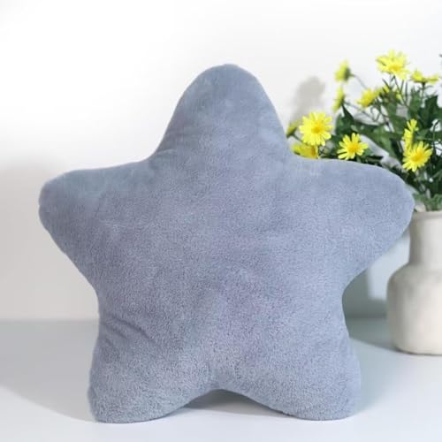MLordoarf Coj&iacute;n infantil con forma de estrella, suave y esponjoso, coj&iacute;n decorativo para sof&aacute;,...
