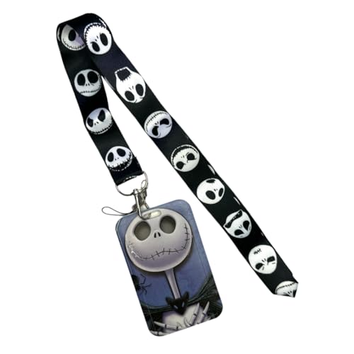 Gen&eacute;rico Llavero y cord&oacute;n Jack Skellington de la pel&iacute;cula Pesadillas Antes de Navidad, dise&ntilde;o de...