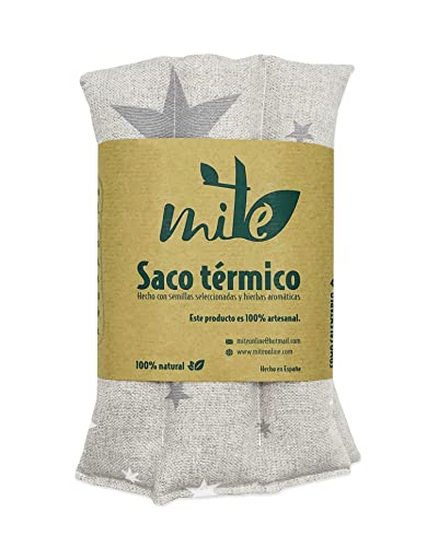 Saco t&eacute;rmico de semillas y hierbas multiusos (47cm x 15cm) Lavanda (Estrella)