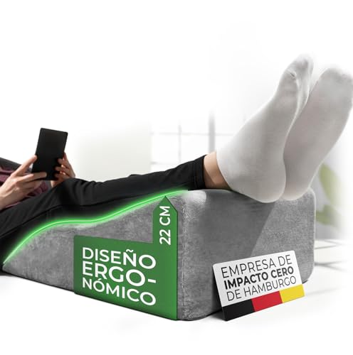 Well B4 Almohada para piernas con Varices MEDIO - Cojin reposapiernas, dolor de espalda y rodillas,...