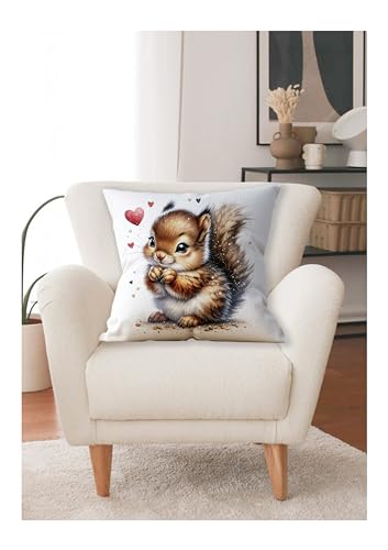 Home Zen - Funda de coj&iacute;n decorativa serie Linen, 45 x 45 cm, impresi&oacute;n 3D con estampados...
